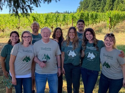 Bill Fuller and Tualatin Estate Staff at Vintage 44 Release Party