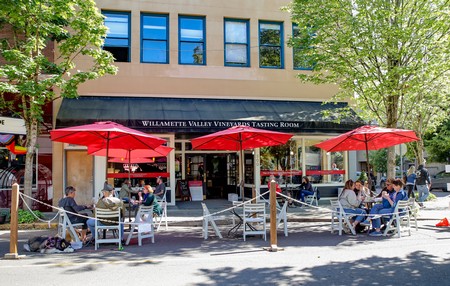 Willamette Valley Vineyards tasting room in Mcminnville