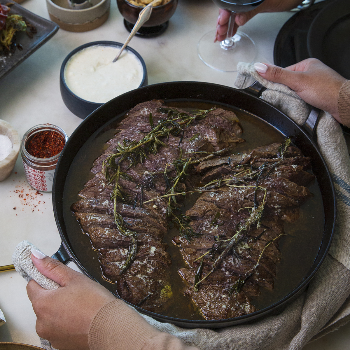 Rosemary Garlic Beef Tenderloin