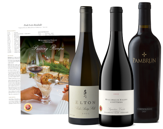 Chef's Collection - Three wines and three recipe cards containing recipe's to pair with designed by Executive Winery Chef DJ MacIntyre