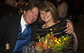 Jim and Jan at fundraiser dinner