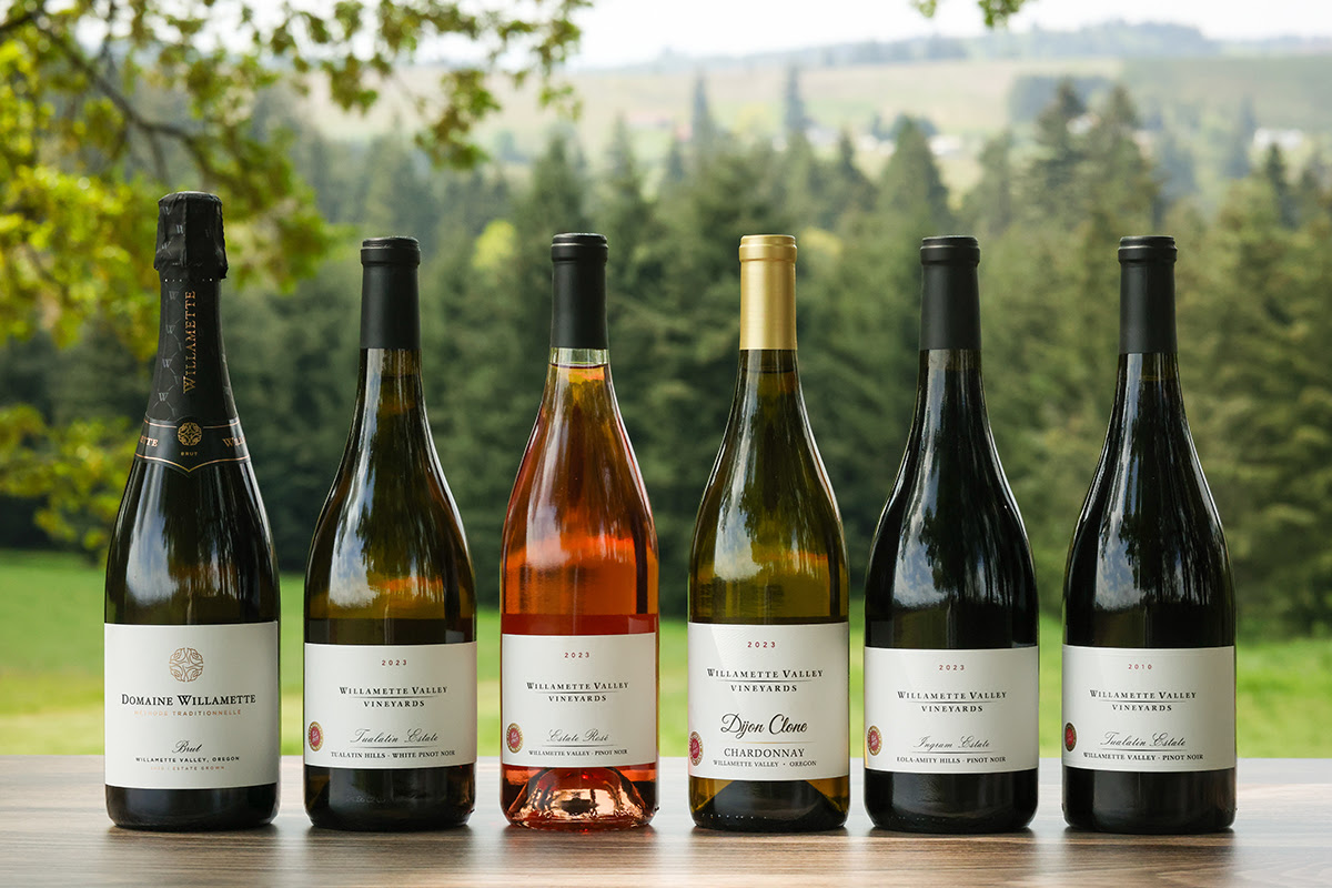 Oregon Wine Month themed 6-bottle wine collection
