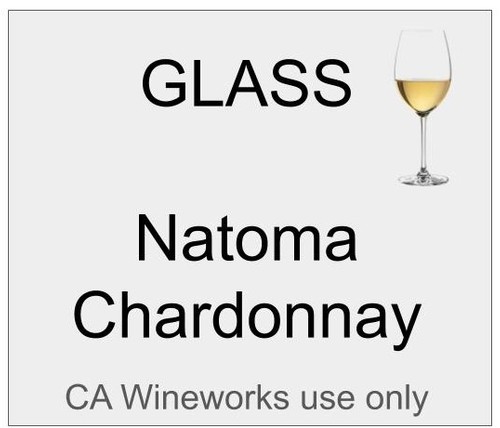 Glass Natoma Chardonnay (WWTR USE ONLY)