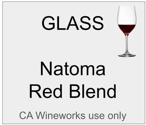 Glass Natoma Red Blend (WWTR USE ONLY)