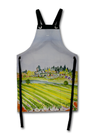 Willamette Valley Vineyards Estate Artwork Bib Apron