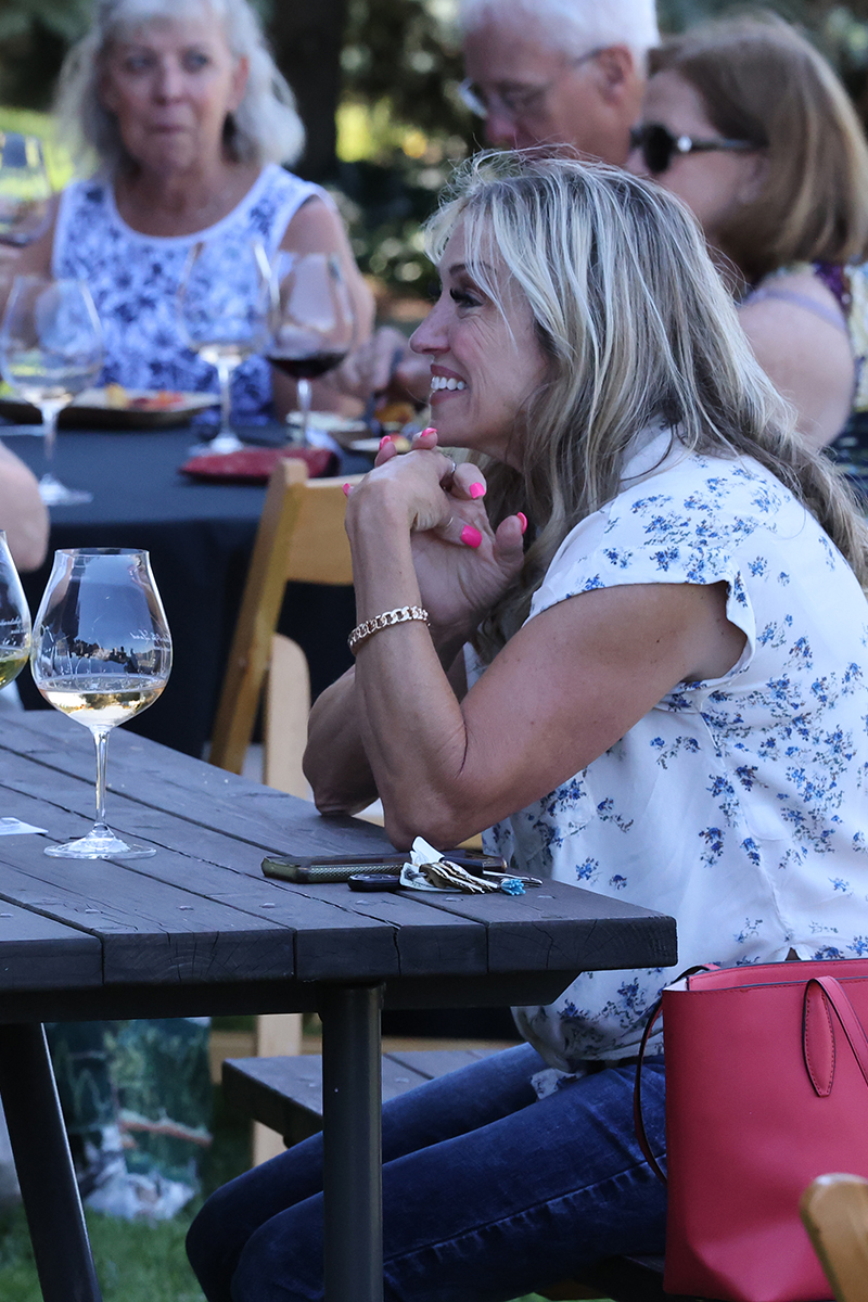 Owner enjoying the Estate Luncheon.